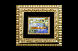 In barca sulla Senna – Renoir – 15×20