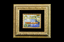 In barca sulla Senna – Renoir – 15×20